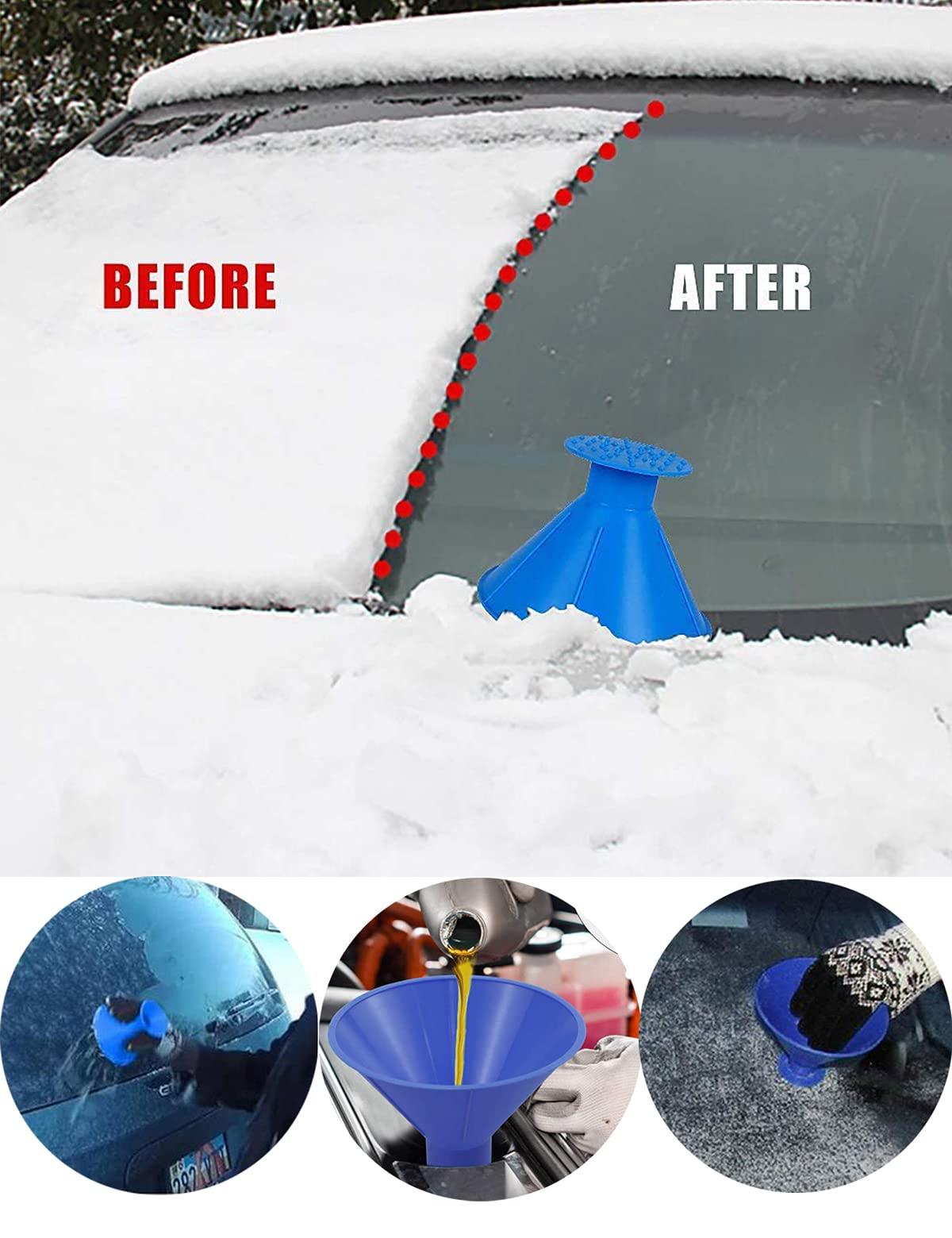 Scrape-Round Ice Scraper Snow Removal