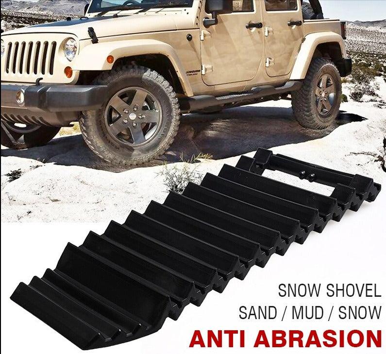 Universal Portable Car Wheel Anti-Skid Pad Non-Slip & Sturdy Emergency Tire  Traction Mat Plate Snow Mud Ice Sand Scraper Shovel